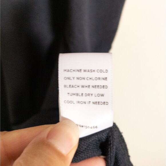 MARKET & SPRUCE Stitch Fix Black Ren Maternity Racerback Midi Dress Women's 2X - Picture 6 of 6